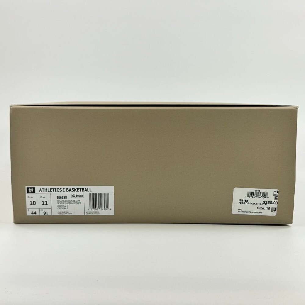 Adidas Fear of God Athletics I 'Sesame Carbon' IE6188 Basketball Multi Size - Picture 14 of 16